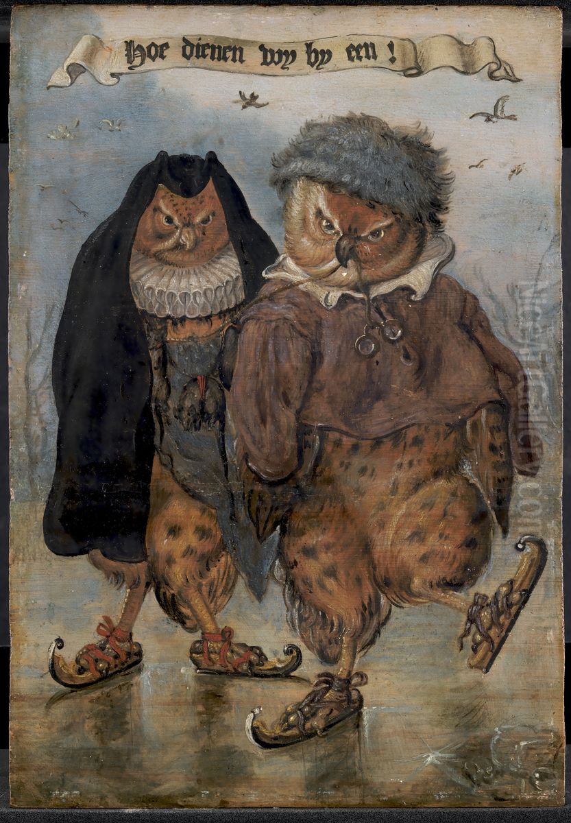 How Well We Go Together Oil Painting by Adriaen van de Venne