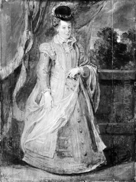 Johanna af Ostrig (1547-1578) Oil Painting by Peter Paul Rubens