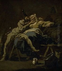 Pulcinella and Colombina