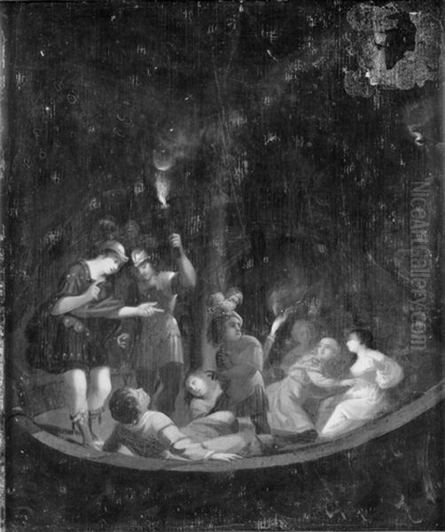 Nudity with Man and Woman Oil Painting by Pieter van der Werff