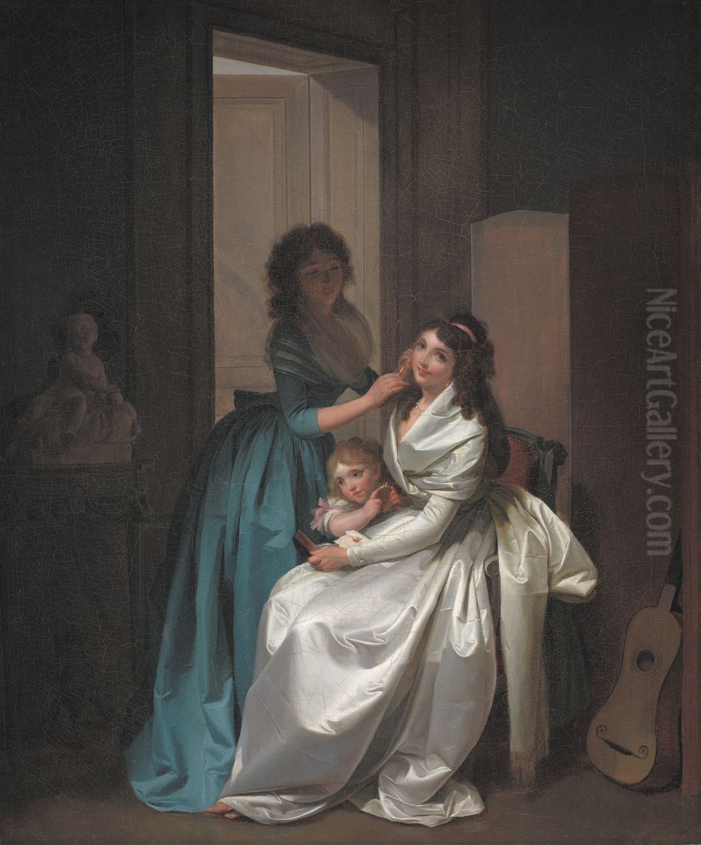 The Present Oil Painting by Louis-Leopold Boilly