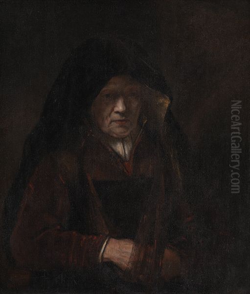 An Old Woman Oil Painting by Rembrandt