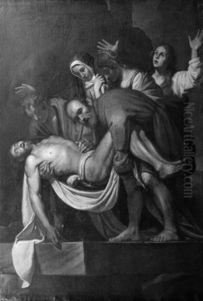 The Entombment of Christ Oil Painting by Caravaggio