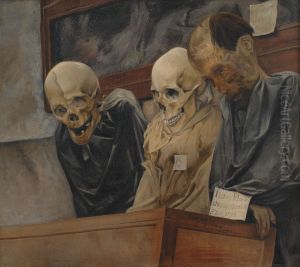 Tre dodningehoveder fra Convento dei Cappucini ved Palermo
