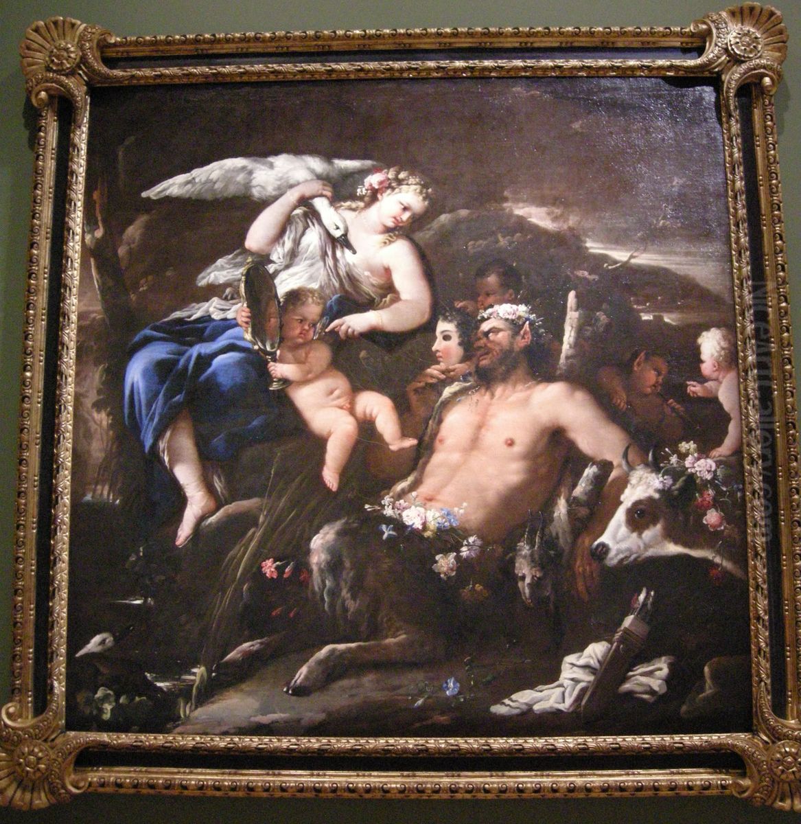 Allegory Oil Painting by Luca Giordano