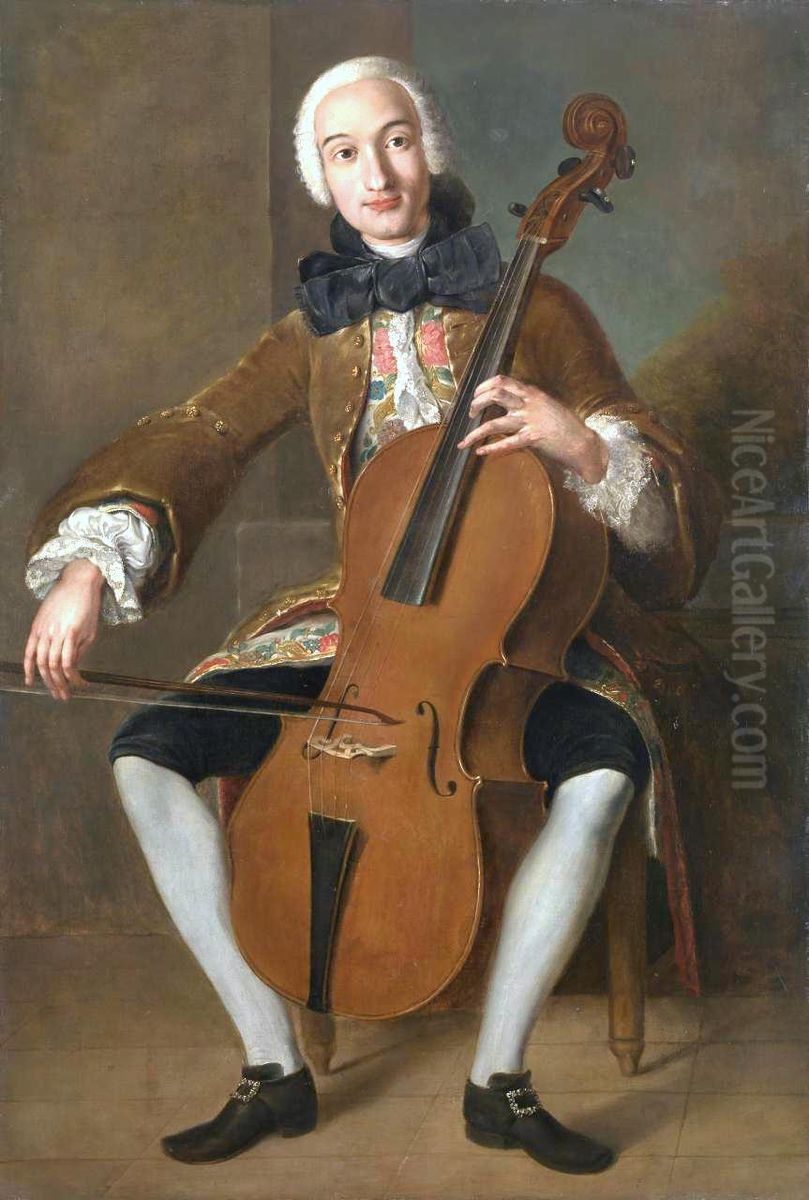 Ritratto di Luigi Boccherini Oil Painting by Pompeo Batoni