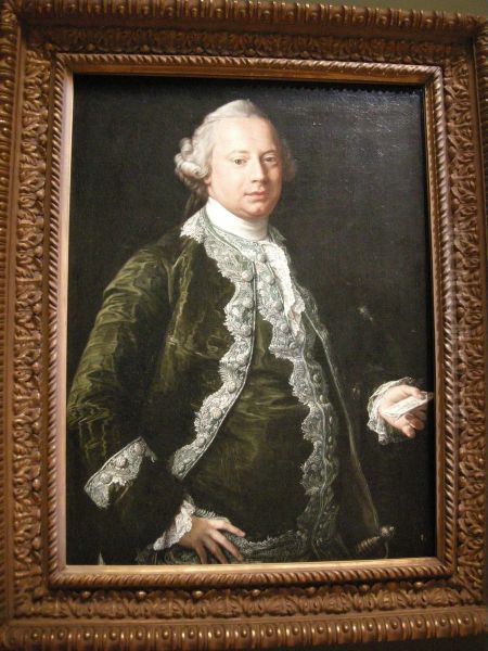 Gaetano II Sforza Cesarini, Duke of Segni Oil Painting by Pompeo Batoni