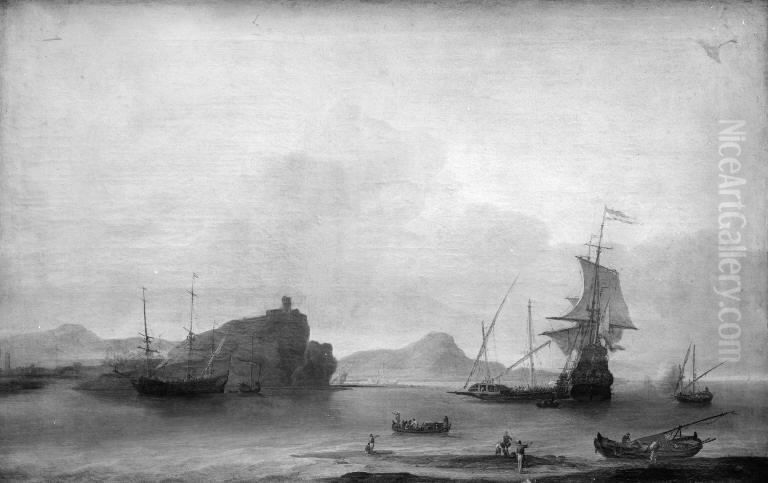 Seascape Oil Painting by Jan Theunisz Blanckerhoff