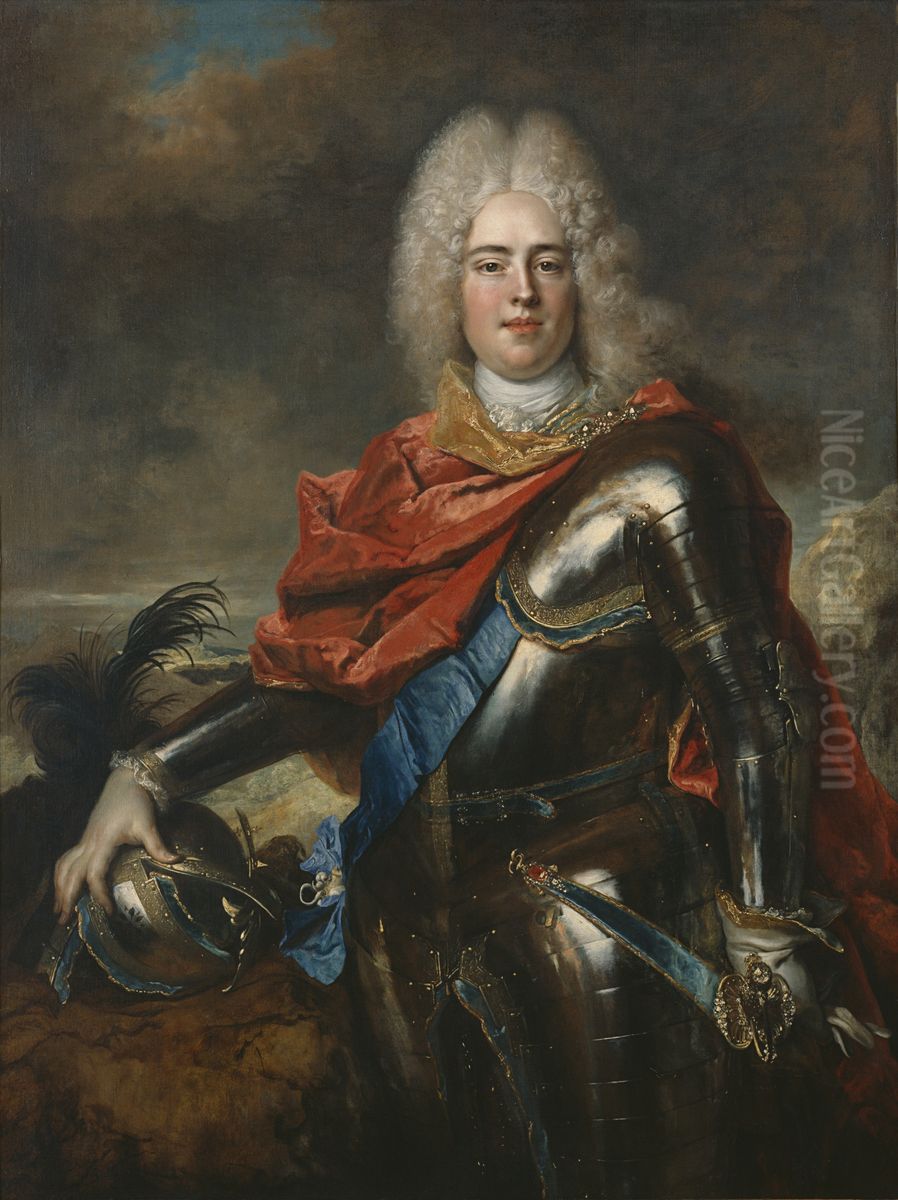 Crown PrinceFrederick Augustus of Saxony(1696-1763) Oil Painting by Nicolas de Largilliere Crown PrinceFrederick Augustus of Saxony(1696-1763) Oil Painting by Nicolas de Largilliere