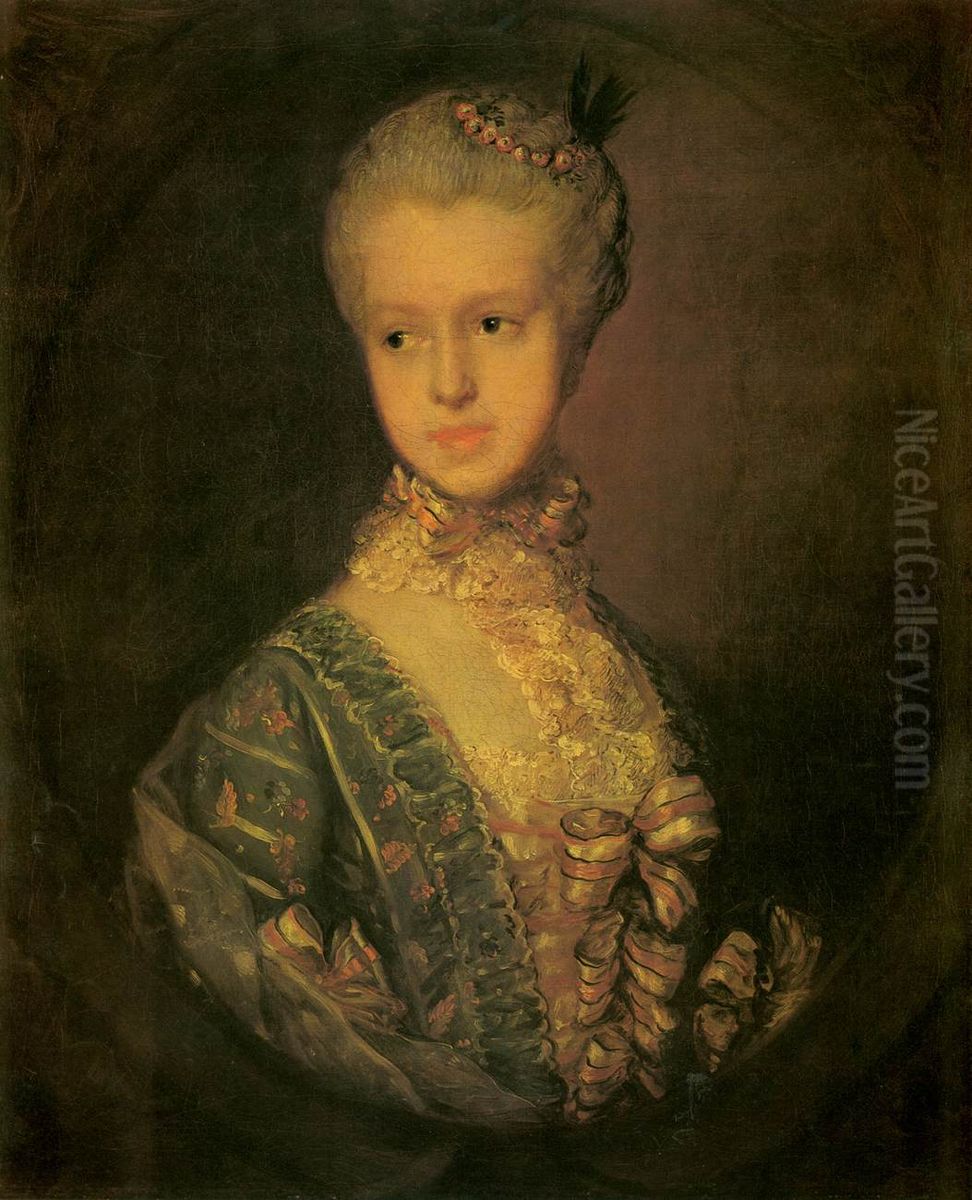Portrait of Elizabeth Wrottesly Oil Painting by Thomas Gainsborough