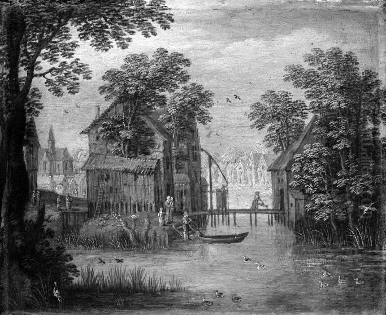 Landscape Oil Painting by Jan Brughel