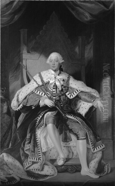King George III of England Oil Painting by Joshua Reynolds