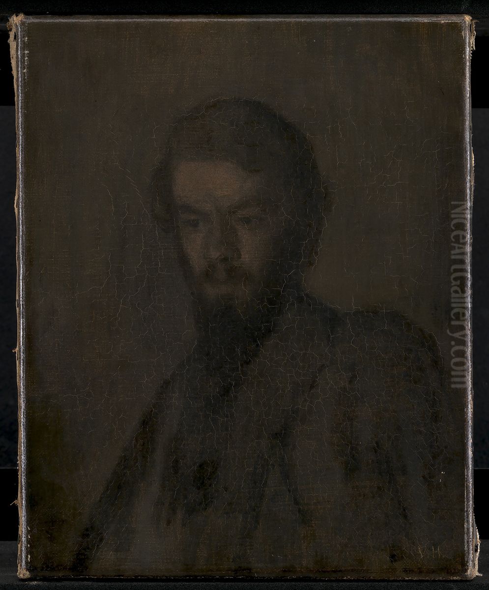Henry Madsen Oil Painting by Vilhelm Hammershoi