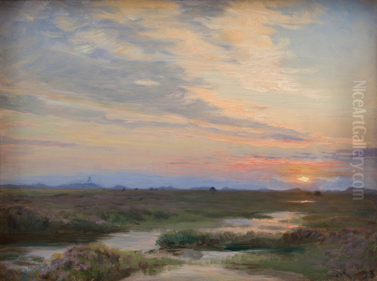 Aftenstemning fra Skagen Oil Painting by Peder Severin Kroyer