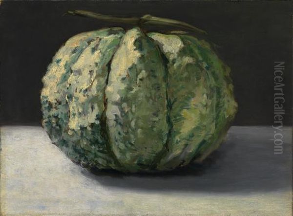Nature morte, melon Oil Painting by Edouard Manet