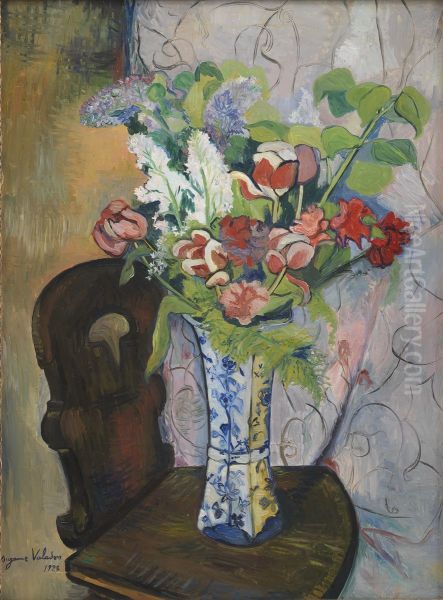 Spring Flowers Oil Painting by Suzanne Valadon