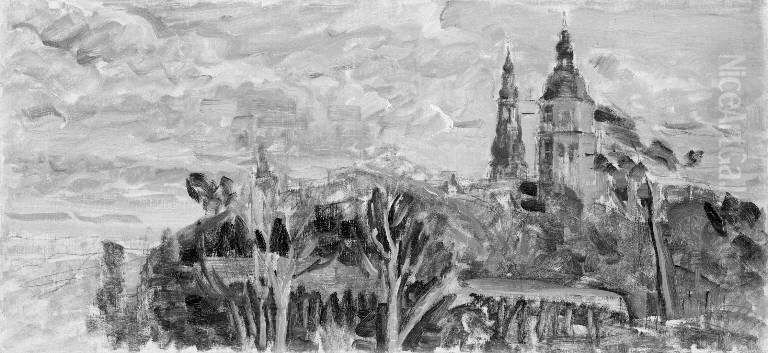 Kronborg Oil Painting by Albert Gottschalk