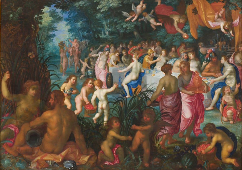 The Marriage of Peleus and Thetis Oil Painting by Jan Brughel