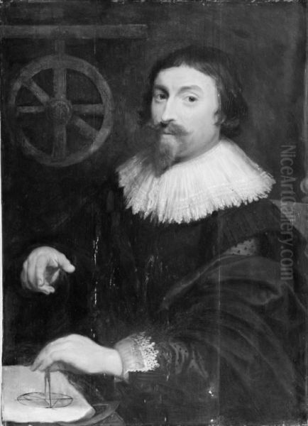 Portrait of a Mathematician Oil Painting by Sir Anthony Van Dyck