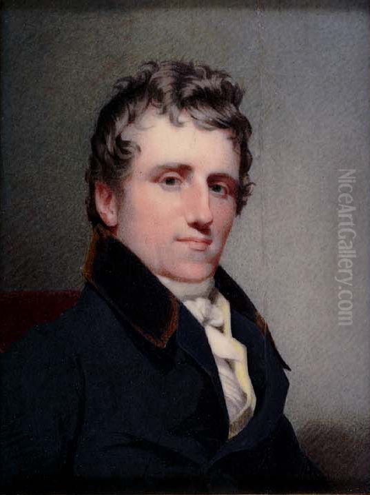 John Church Hamilton Oil Painting by Alfred Thomas Agate