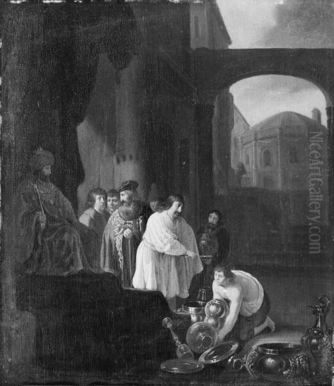 King Ezechias Oil Painting by Willem De Poorter