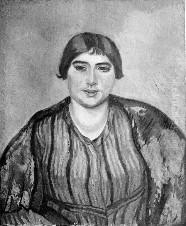 Portrait of Honorine Oil Painting by Henri Doucet