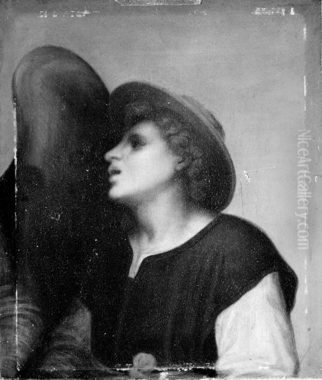 Den unge Tobias Oil Painting by Peder Als