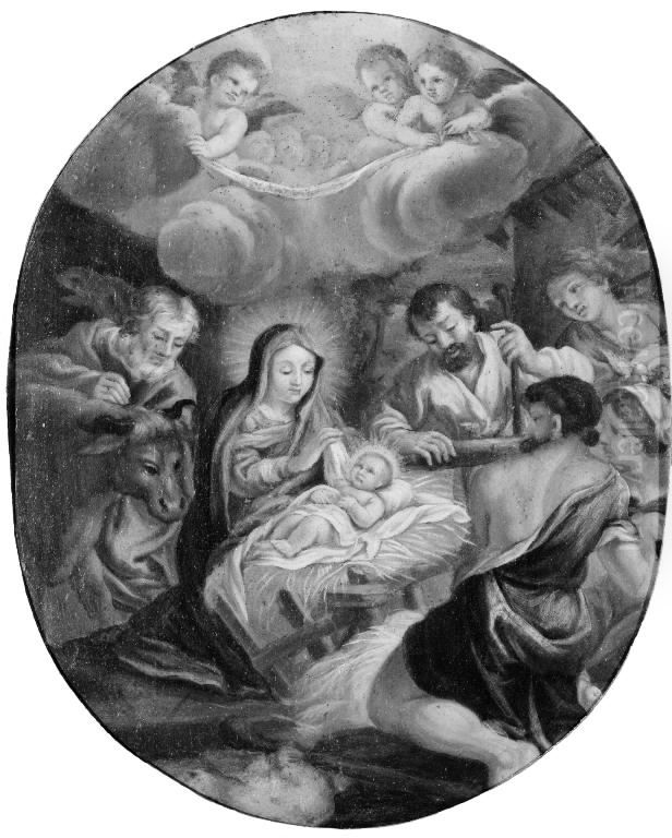 The Adoration of the Shepherds Oil Painting by Pietro da Cortona