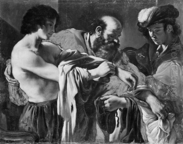 Den fortabte son Oil Painting by Giovanni Francesco Barbieri