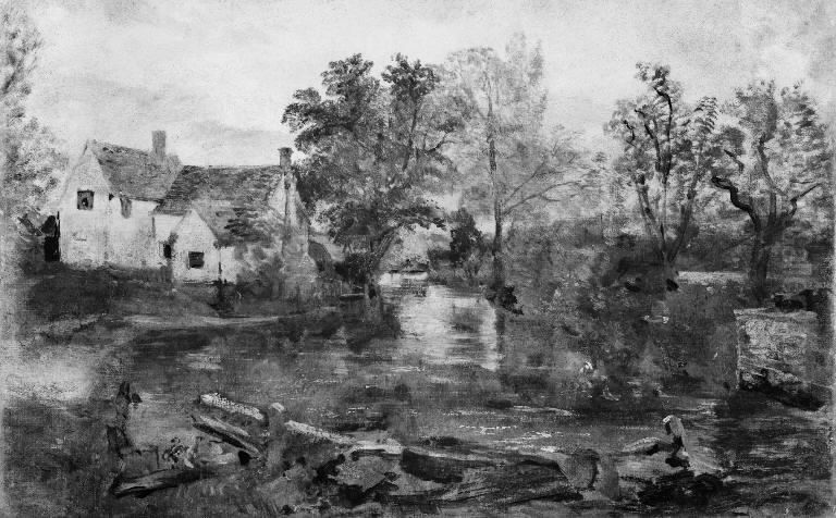 The Mill Stream Oil Painting by John Constable