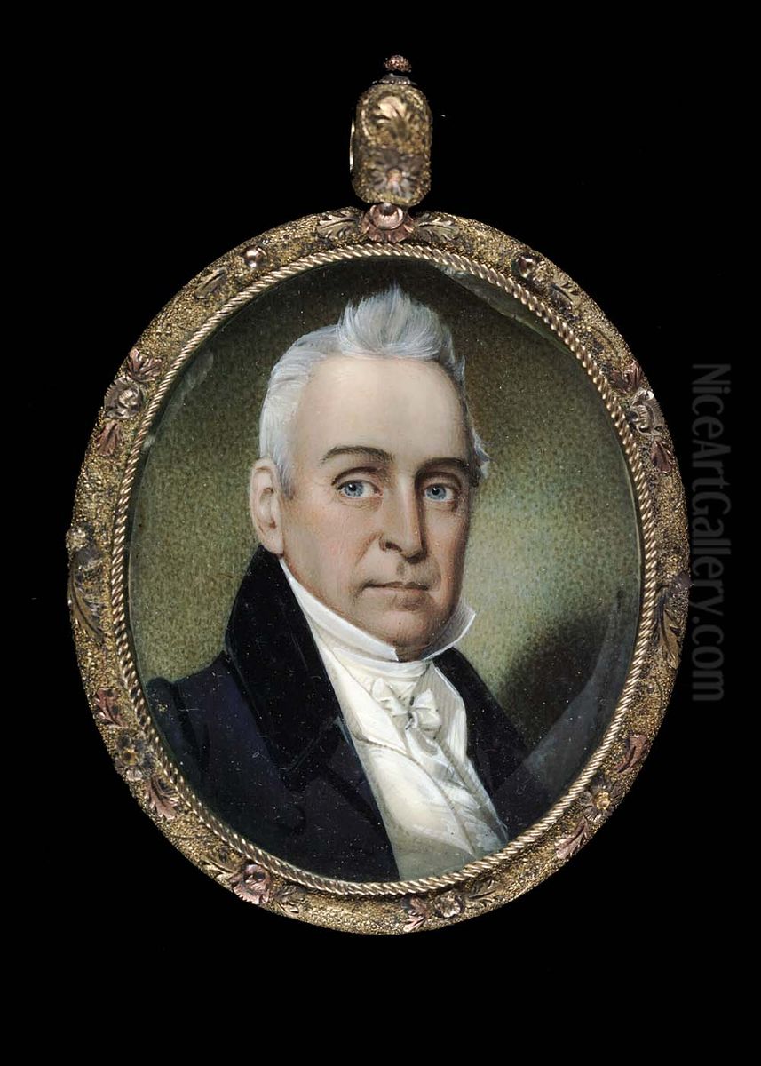 William Wilson Oil Painting by George Catlin William Wilson Oil Painting by George Catlin