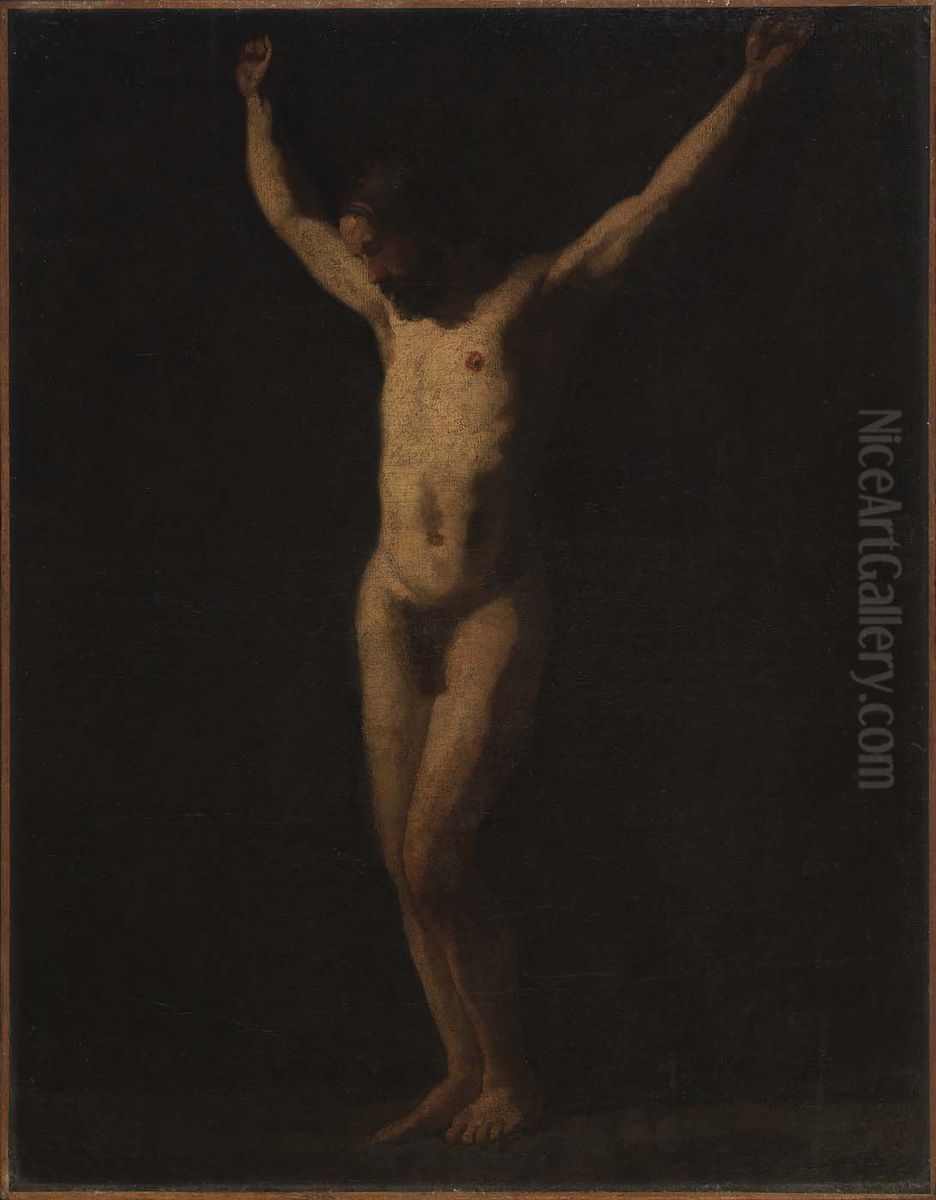 Crucifixion Oil Painting by William Merritt Chase