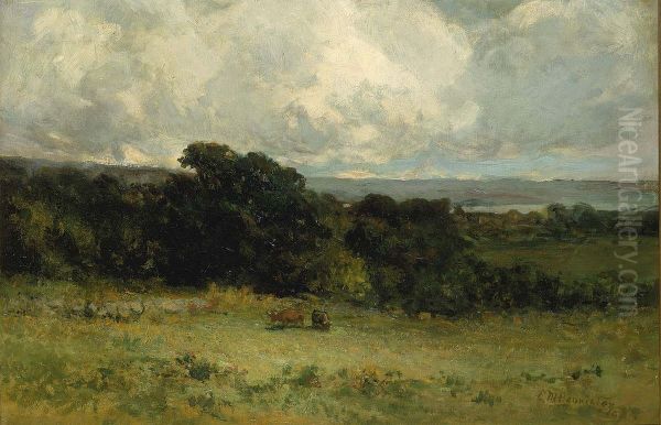 Pleasant Pastures Oil Painting by Edward Mitchell Bannister