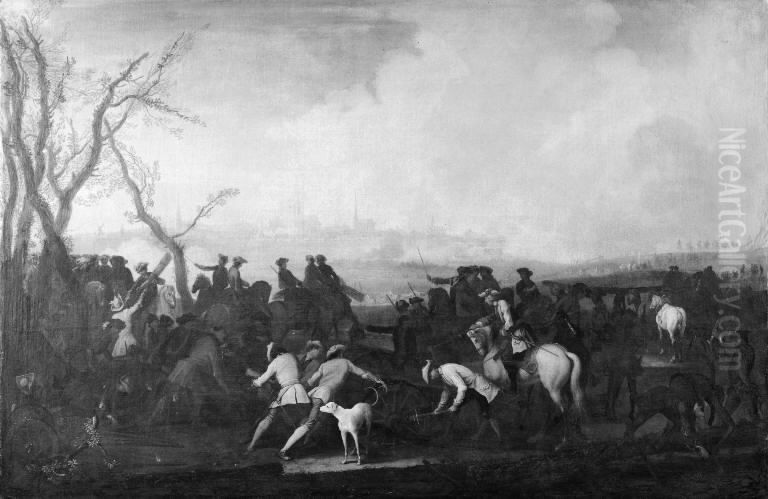 The Siege of Wismar Oil Painting by Rugendas, Georg Philipp I