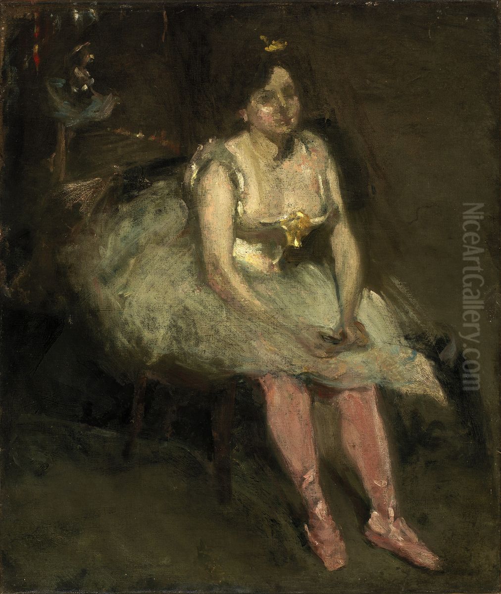 Ballerine Oil Painting by unknown