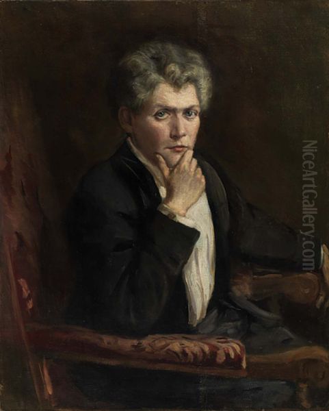 Marie Huet Oil Painting by Alice Pike Barney