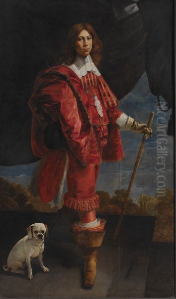 Ulrik Christian Gyldenlove Oil Painting by Abraham Wuchters