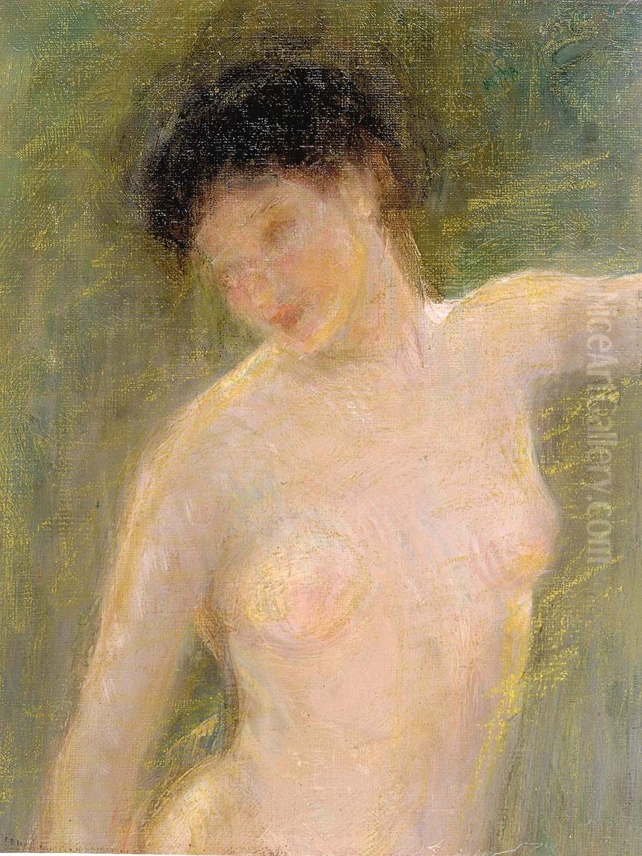 In Shadow Oil Painting by Alice Pike Barney