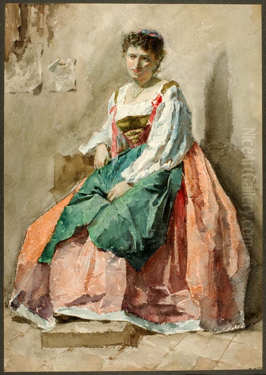 Portrait of a Lady Oil Painting by Cesare Biseo