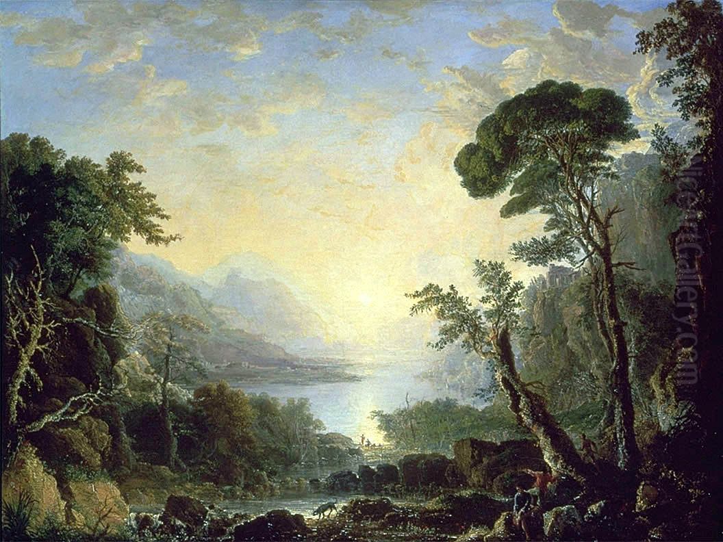 Composition, Italian Scenery Oil Painting by George Loring Brown