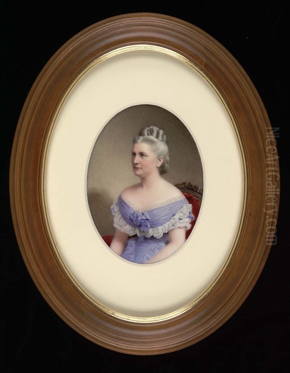 Harriet Lane Johnston Oil Painting by John Henry Brown