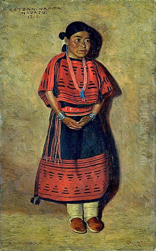 Estzan-Nap-Pa Oil Painting by Elbridge Ayer Burbank