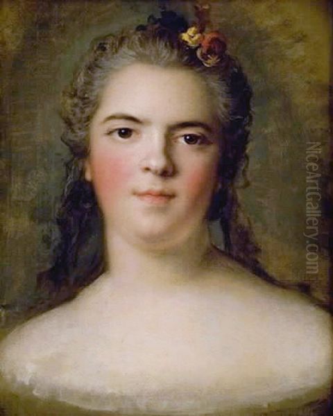 , Daughter of Louis XV, known as Mme Infanta, Duchess of Parma Oil Painting by Jean-Marc Nattier