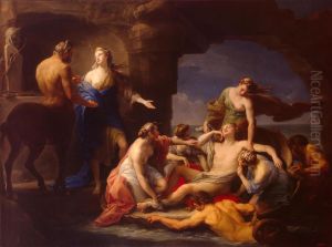 Thetis Takes Achilles from the Centaur Chiron