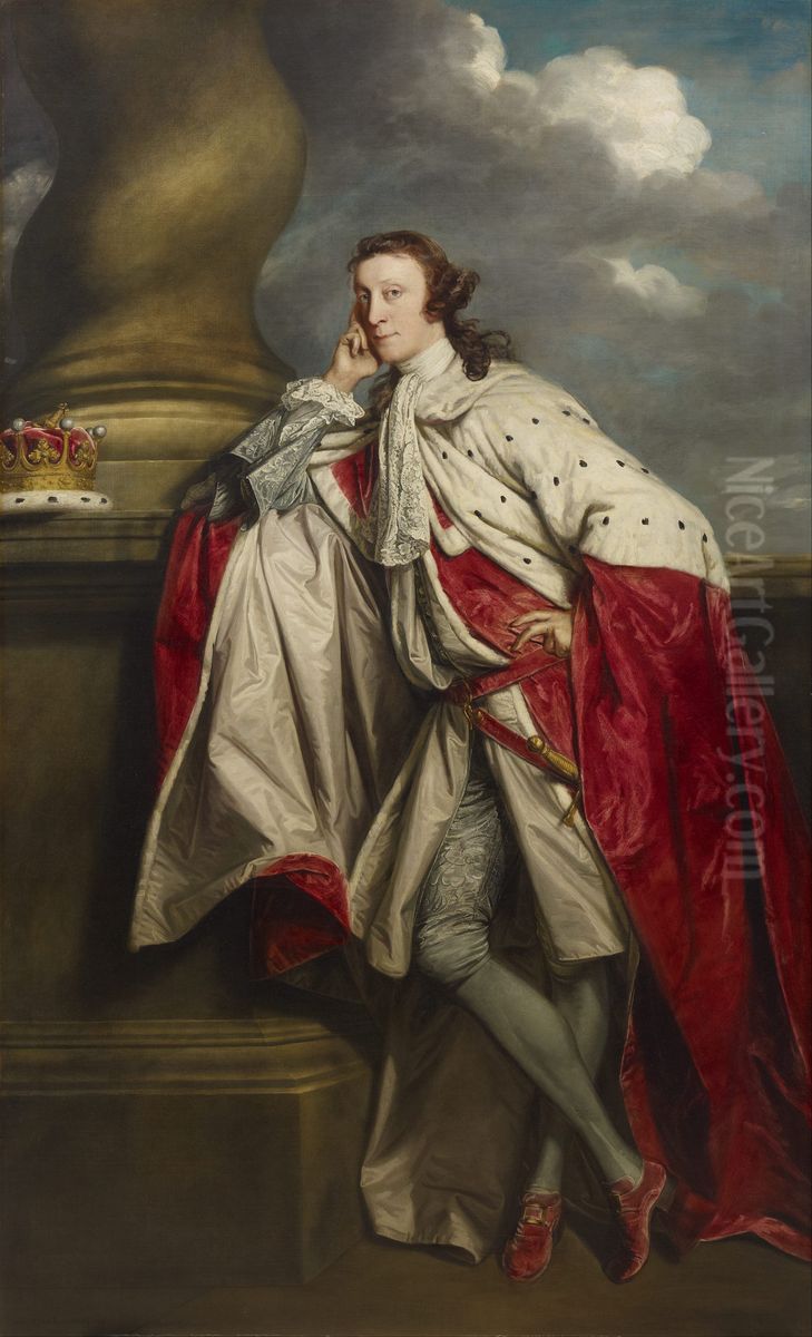 James, 7th Earl of Lauderdale Oil Painting by Of Sir Joshua Reynolds