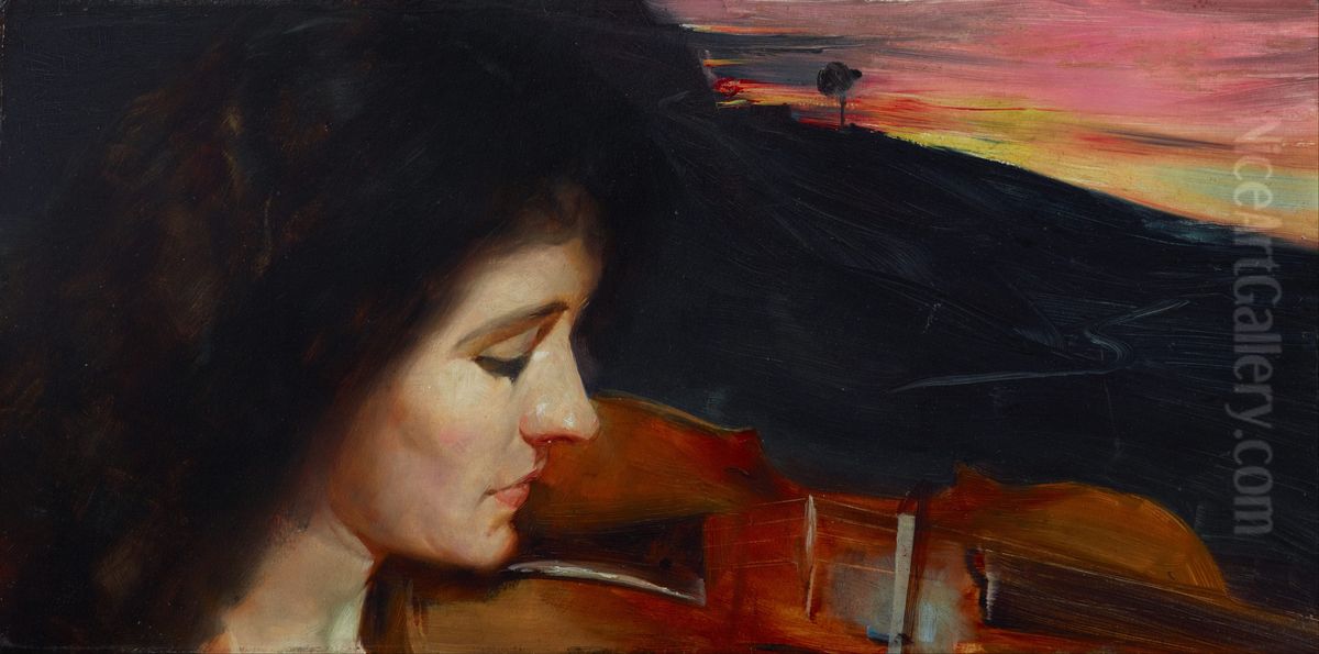 Adagio Oil Painting by Tom Roberts