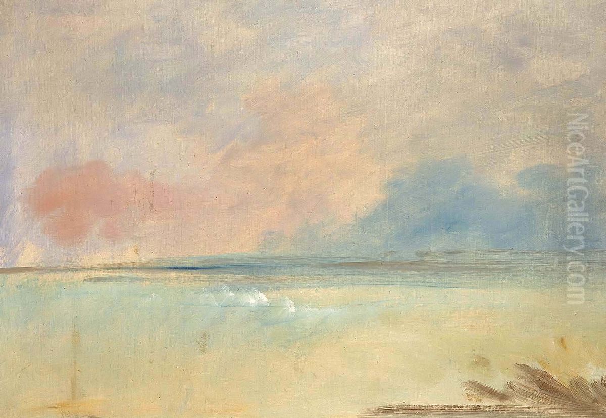 Landscape Background Oil Painting by George Catlin
