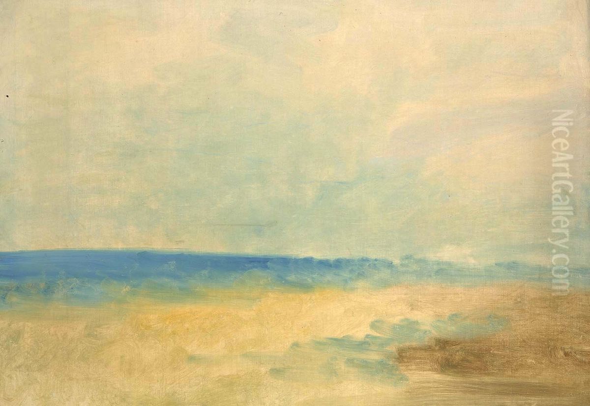 Landscape Background Oil Painting by George Catlin