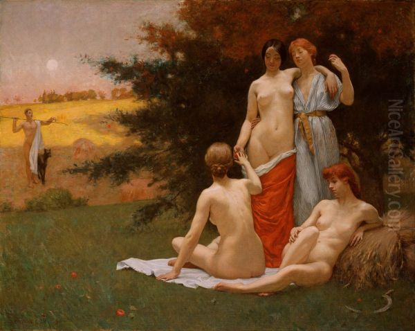 Ekloga Oil Painting by Kenyon Cox