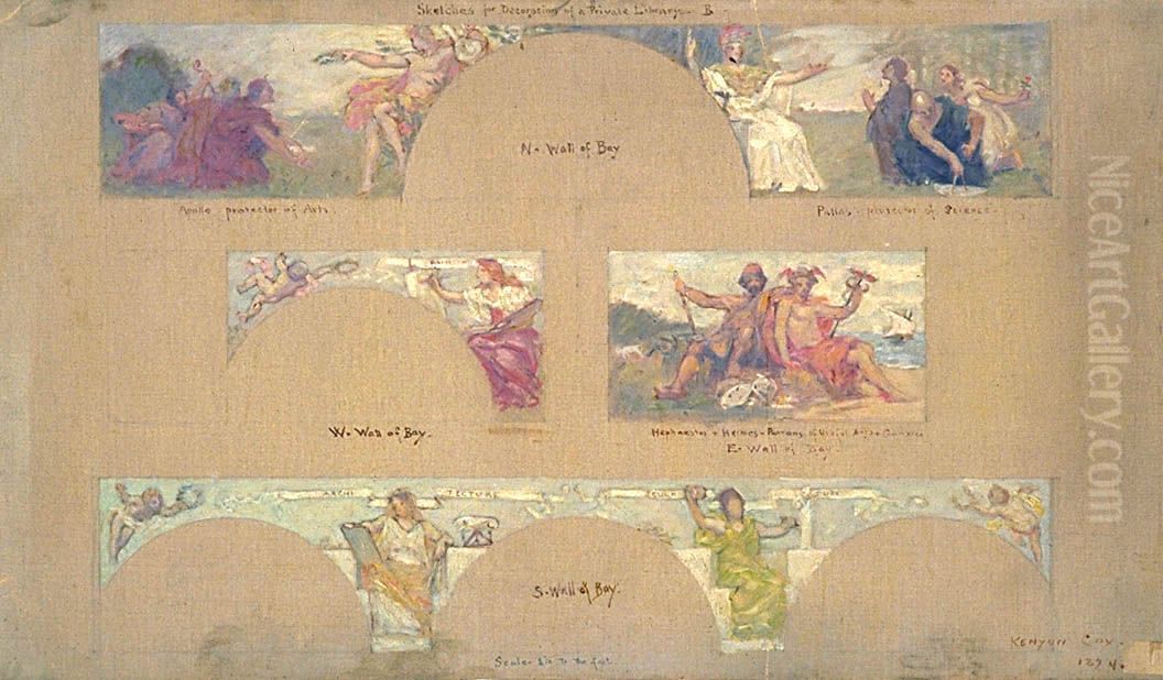 Sketches for a Decoration of a Private Library 
